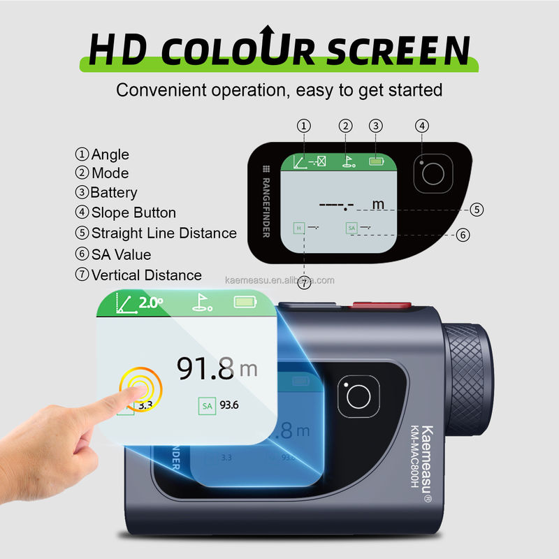 การสนับสนุนที่กําหนดเอง OEM 600m Wireless Laser Measure Distance Meter Digital Ruler Combo ความแม่นยําสูงสําหรับวิศวกรสถาปนิก นักกอล์ฟ