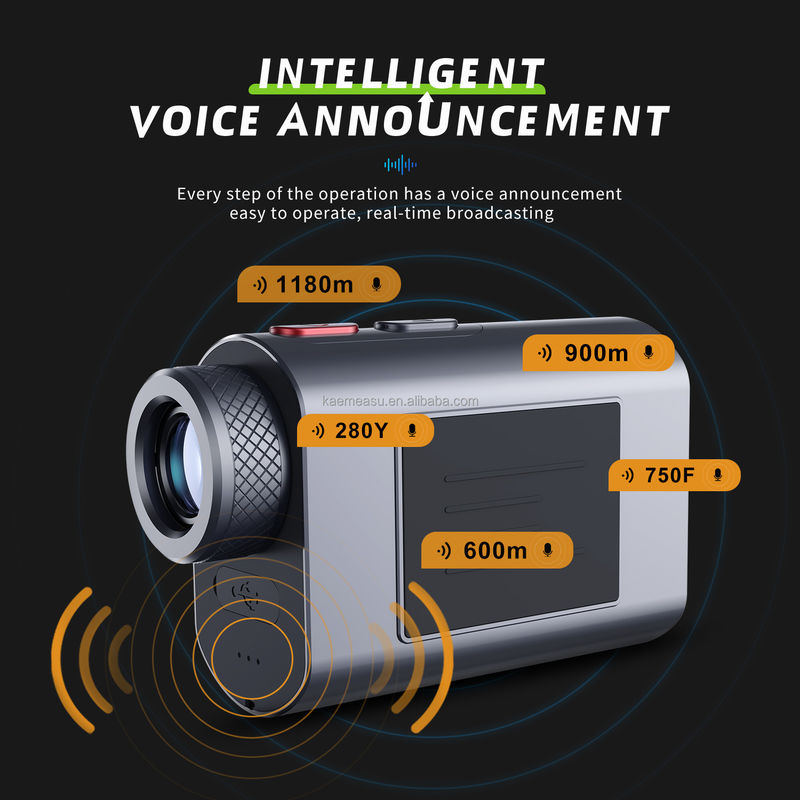 800m Wireless Range Finder LED Display อุปกรณ์วัดดิจิตอลสําหรับโครงการวิศวกรรมการล่ากอล์ฟ