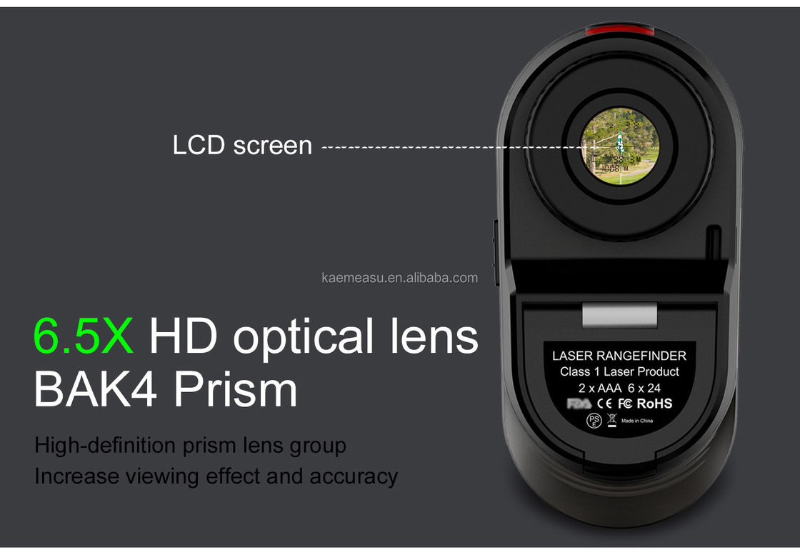 D450m แบตเตอรี่ เลเซอร์ ระยะทางเมตร Range Finder Golf Rangefinder วงกว้างล่า ด้วยระดับความปลอดภัยเลเซอร์ชั้น 1 -20-50C