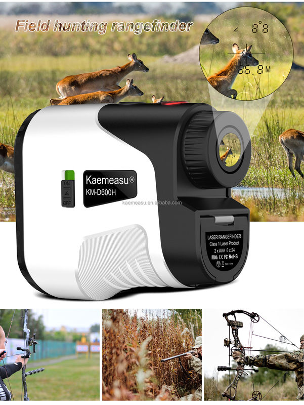 D600m เครื่องวัดระยะเลเซอร์ เครื่องวัดระยะ กอล์ฟ การล่า อุตสาหกรรม การวัดกลางแจ้ง การใช้ เครื่องวัดระยะ การล่า