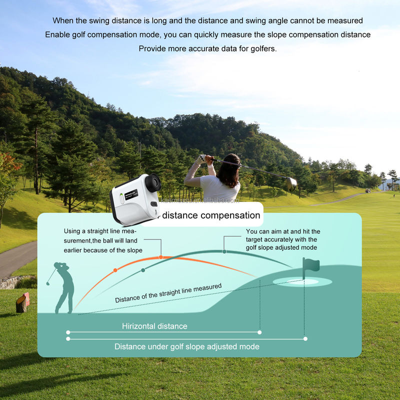 F Model Affordable Golf Rangefinder Slope Pin หาเครื่องวัดระยะเลเซอร์เบา