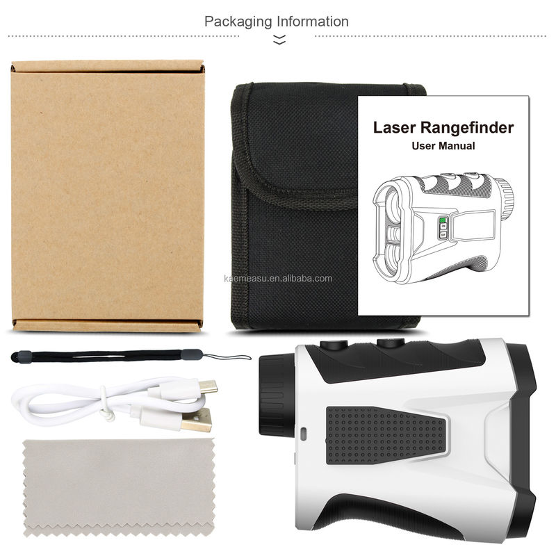 G Model Rechargeable Golf Laser Rangefinder Flag Lock Slope Mode Fast Focus สําหรับการวัดระยะทางกอล์ฟ