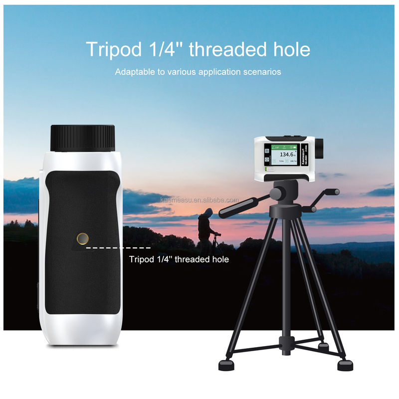 J อัพเกรดจอ LCD เกมกอล์ฟ สปอร์ต เลเซอร์ Range Finder กับ 1500m Range และอุปกรณ์แสง