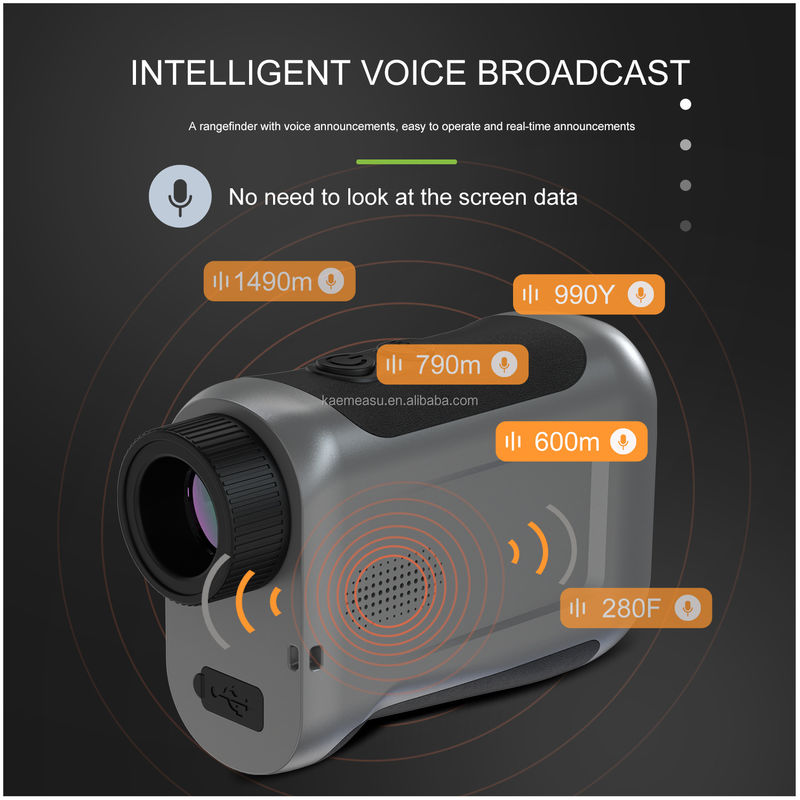J LCD Screen Golf Sport Laser Rangefinder อุปกรณ์ออปติกส์ เครื่องวัดวัด