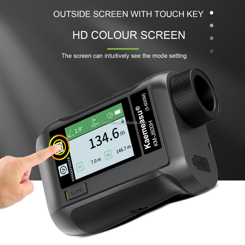 J ปรับปรุงจอ LCD กอล์ฟ สปอร์ต เลเซอร์เครื่องวัดระยะ อุปกรณ์ออทคติก วัดวัดวัด