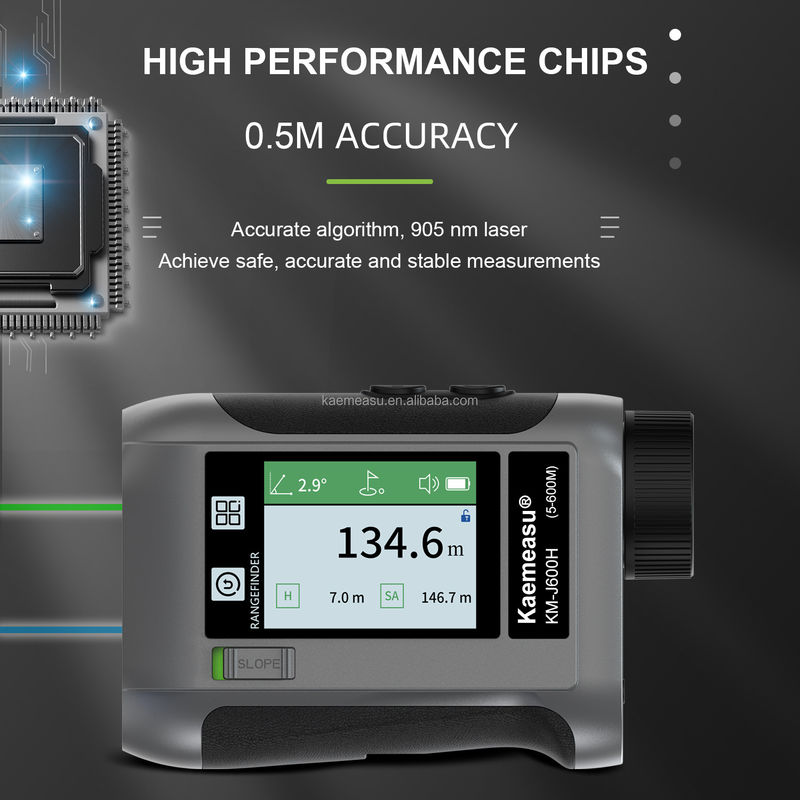 J1500m ระยะยาวดีจิทัลเลเซอร์ระยะเมตร เร็วอ่านเลเซอร์ระยะเมตร Backlit Screen Memory Storage