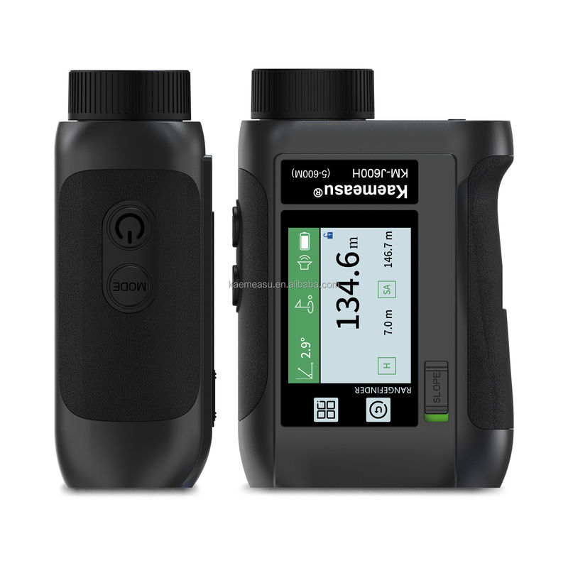 J600m เครื่องวัดระยะเลเซอร์ สามารถชาร์จใหม่ได้ เร็วอ่าน เลเซอร์วัดระยะ LCD Screen Memory Storage โปรแกรมพกพา