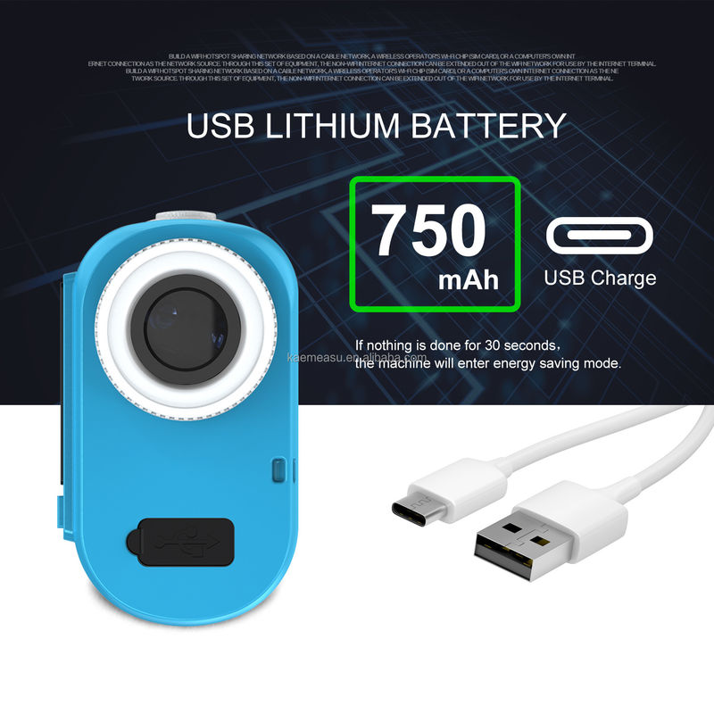 J ปรับปรุงจอ LCD โกลฟ สปอร์ต เลเซอร์ Finder ระยะ 1500m อุปกรณ์ออปติกส์ การล่า Diastimeter การปรับขนาด 6.5X สีฟ้า