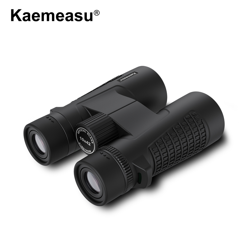 Kaemeasu C Model สีดํา 10x42 HD มองไกลกันน้ําสําหรับผู้ใหญ่ มองไกลสําหรับการชมนกและการเดินป่า จุลินทรีย์ด้วย BAK4 Prism ร่างเหล็กแม็กนีเซียมกันกระแทก มองเห็นชัดเจนและสดใส